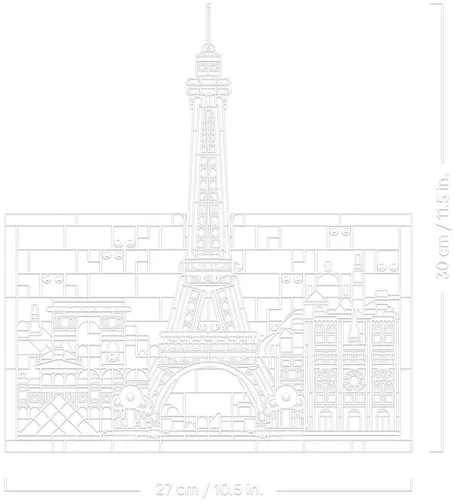 LEGO 21064 Architecture Paryż