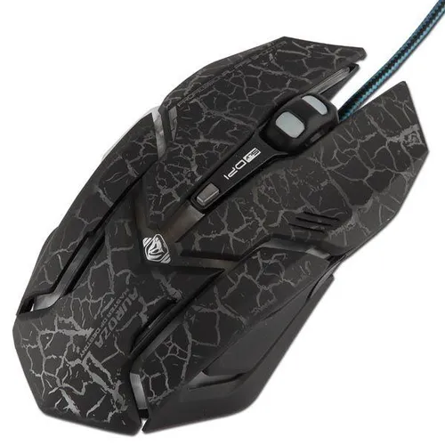 Myszka gamingowa E-BLUE Auroza Gaming EMS639 Czarny/paski