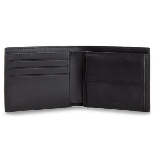 Большой мужской кошелек Lacoste M Billfold Coin Nh1112fg Black 000