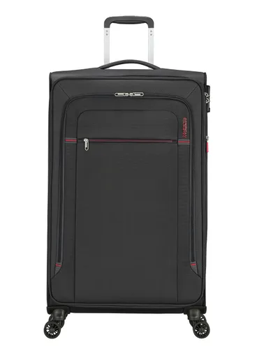 American Tourister Crosstrack Genişletilebilir Büyük Bavul-Gri / Kırmızı