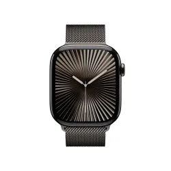 Apple Watch Series 10 GPS + Cellular koperta 46mm tytan łupek bransoleta mediolańska łupek M/L