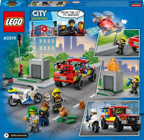 LEGO 60319 City Akcja strażacka i policyjny pościg