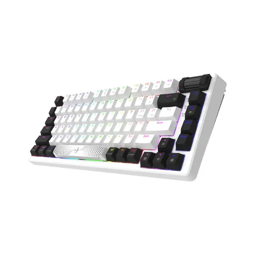 Klawiatura mechaniczna Aqirys Adara Mini HaiMu Linear Pink Czarno-biały