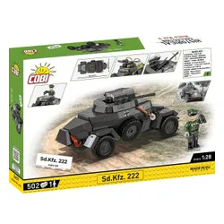 Cobi Klocki Klocki Sd.Kfz 222 502 klocki