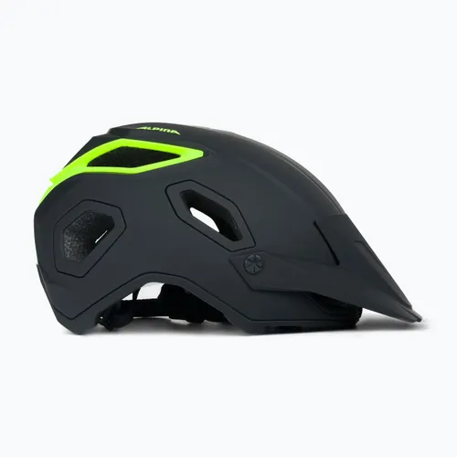 Kask rowerowy Alpina Comox black neon matte
