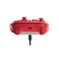 Pad PowerA Enhanced Red do Xbox Series X/S, Xbox One, PC Przewodowy