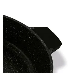 Patelnia głęboka na indukcję z pokrywką Starke Pro Brick Marble 28 cm