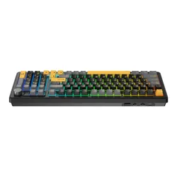 Klawiatura gamingowa White Shark Excalibur czarna KTT Wine Red RGB Hot-Swap