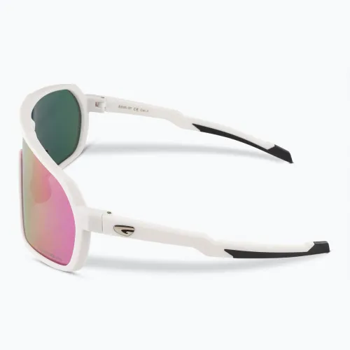 Okulary przeciwsłoneczne GOG Okeanos matt white/black polychromatic purple-green
