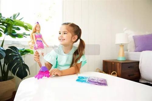 Lalka Barbie Syrena brokatowy Slime GKT75
