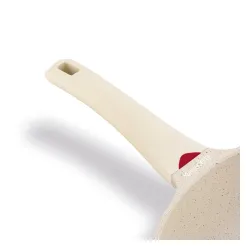 Patelnia WOK indukcyjna z pokrywką Konighoffer Creamy Marble 30 cm