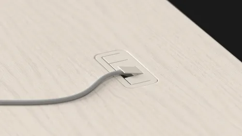 Biurko Endorfy Atlas S Electric Light Wood 114cm Regulacja wysokości Jasne drewno