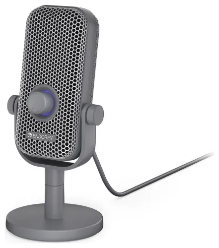 Mikrofon Endorfy Solum Voice S Alt Gray Przewodowy Pojemnościowy Szary