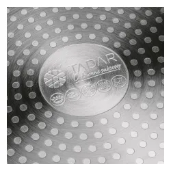 Patelnia do naleśników nieprzywierająca Tadar Amarantina Grey Marble 24 cm indukcja