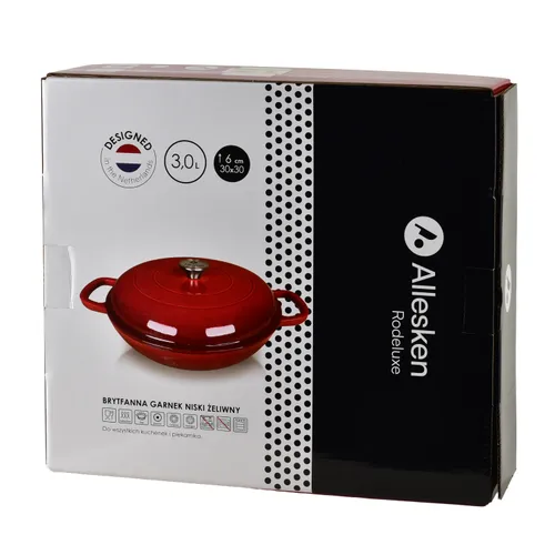 Brytfanna MONDEX Rodeluxe 3 l Czerwony