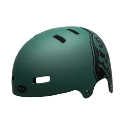 Kask rowerowy Bell Local green black/skull
