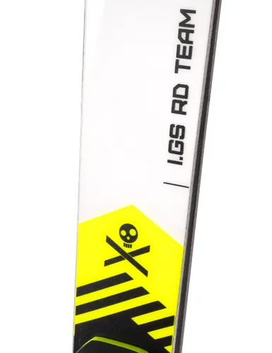 Narty juniorskie gigantowe Head WORLDCUP REBELS I.GS RD TEAM + Tyrolia SX 7.5 z GRIP WALK - Długość (cm) - 124