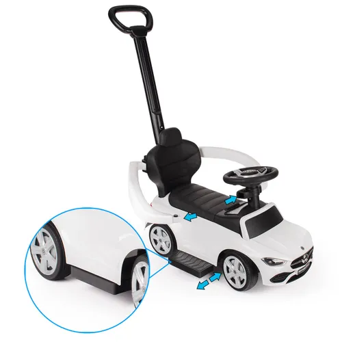 Jeździk Mercedes 4w1 chodzik, pchacz c-class 63 amg, jeździdełko dla dzieci, autko