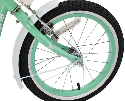 Rower dziecięcy INDIANA Pretty 16 cali dla dziewczynki Miętowy