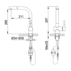 Bateria GLOBALO Lobio Złoty mat