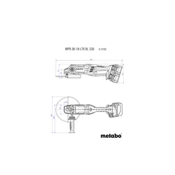 Szlifierka kątowa Metabo WPB 36-18 LTX BL 230