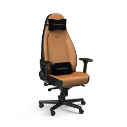 Fotel Noblechairs ICON Gamingowy do 150kg Skóra naturalna Brązowo-czarny