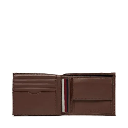 Большой мужской кошелек Tommy Hilfiger Th Central Cc Flap And Coin Am0am11856 Dark Chestnut GT8