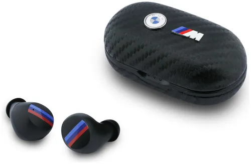 Słuchawki dokanałowe BMW Carbon Metal Logo ENC Czarny