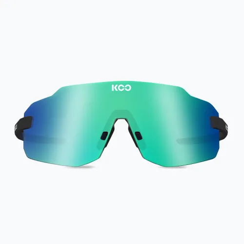 Okulary przeciwsłoneczne Koo Supernova black matt/green mirror