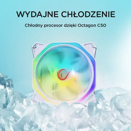 Chłodzenie CPU RAMPAGE Octagon C50 ARGB