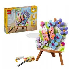 LEGO Creator 3w1 31390 Dekoracyjny obraz z kwiatami, zestaw klocków 8+