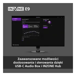 Słuchawki Sony INZONE E9 Dokanałowe Brak mikrofonu Czarny