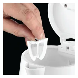 RUSSELL HOBBS Travel 0,85 l biały - czajnik elektryczny turystyczny z kubkami i łyżeczkami