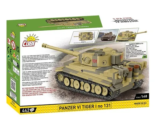 Cobi Klocki Klocki Panzer VI Tiger I no 131 442 klocki