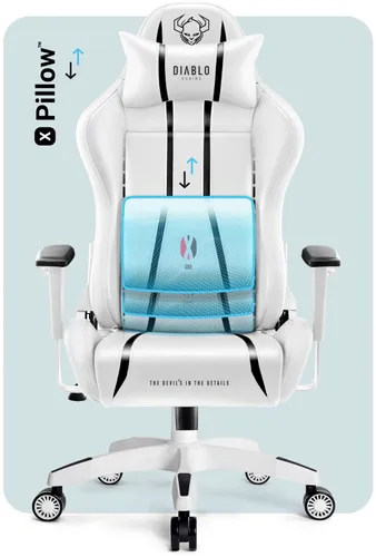 Fotel DIABLO CHAIRS X-One 2.0 Small Biało-czarny