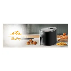 Air Fryer Frytkownica beztłuszczowa ETA SkyFry 516890000 5l z 12 automatycznymi programami gotowania i okienkiem do obserwacji postępów gotowania