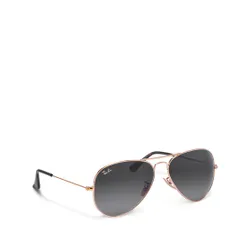 Okulary przeciwsłoneczne Ray-Ban Aviator Large Metal 0RB3025 181/71 Light Grey/Gradient Dark - Rozmiar (EU) 58