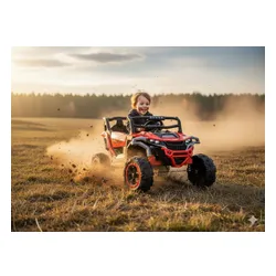 Samochód Na Akumulator M1 4X4 Światła LED Eva Pilot Skóra MP3 Bluetooth
