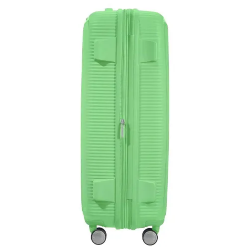 Большой расширяемый чемодан American Tourister Soundbox-spring green