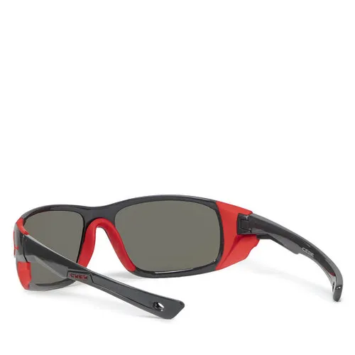 Okulary przeciwsłoneczne Cébé Jorasses L CBJOL7 Shiny Dark Grey/Red - Rozmiar (EU) 00