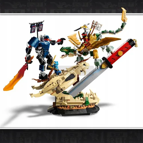 LEGO Ninjago 71871 Bitwa o Smocze Ostrze, zestaw klocków 9+