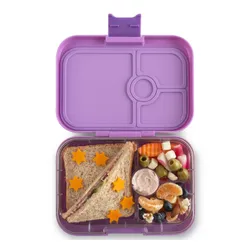 Średni prostokątny lunchbox Yumbox Panino - lavande purple / unicorn