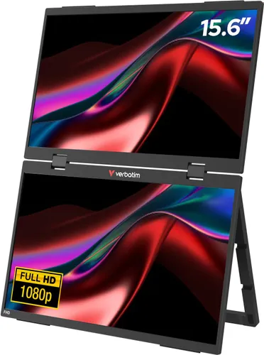 Monitor VERBATIM Dual Monitor Essentials 15.6" 1920x1080px IPS