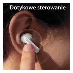 Słuchawki bezprzewodowe USAMS X-DON Dual TWS Dokanałowe Bluetooth 5.3 ENC Czarny