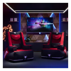 Fotel DIABLO CHAIRS X-Bager Czarno-Czerwony