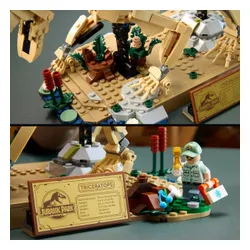 LEGO Jurassic World 77985 Szkielety dinozaurów: triceratops, zestaw klocków