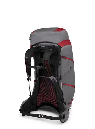 Plecak trekkingowy damski Osprey Eja Pro 55 - dale grey/poinsettia red