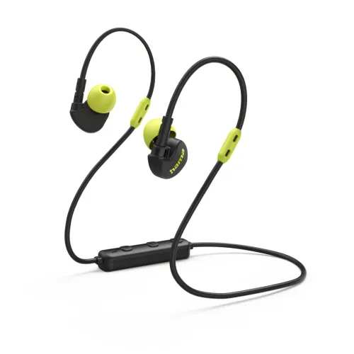 Słuchawki bezprzewodowe Hama Freedom Athletics III Dokanałowe Bluetooth 5.3 Czarny