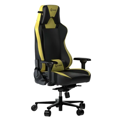 Fotel Lorgar Base 311 Gamingowy do 150kg Skóra ECO Czarno-żółty