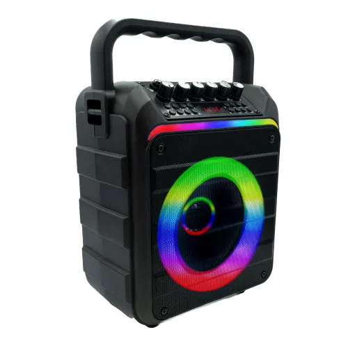 Zestaw karaoke Musicmate MM-SC300 SoundRider 18W Bluetooth Mikrofon Karaoke Czarny